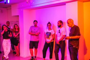 paperbacon exhibition opening marina sztefanu gergo fulop contemporary art artist janos sugar speech kristof kovacs telep gallery 2020 budapest hungary