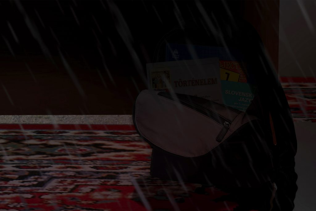 rainfall with glowing orange and max payne gergo fulop contemporary art independent underground budapest hungary
